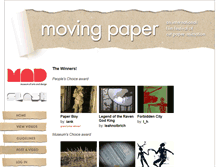 Tablet Screenshot of movingpaper.madmuseum.org
